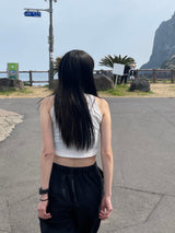 Margaret crop sleeveless 