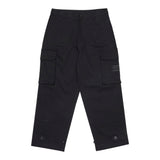 10's TWILL COTTON WIDE PARACHUTE PANTS BEIGE / BLACK