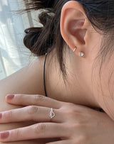 [92.5silver] キッチハートピアス