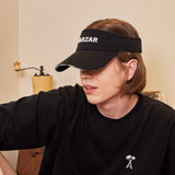 Sandwich Visor Sun Cap Black