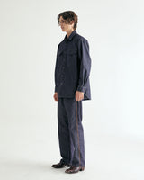UNISEX DENIM POCKET SHIRT JACKET M - INDIGO BLUE (6636054970486)