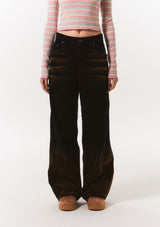 coduroy gradation pt - black