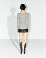 スリムフィットロングカーディガン/SLIMFIT SLIT LONG CARDIGAN
