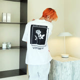 Rose T-shirt 3color