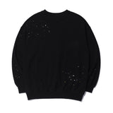 ARCH PRINTING PAINTING SWEAT SHIRT-BLACK