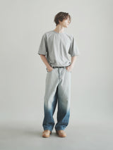ポイントワイドデニムパンツ / M195 POINT WIDE DENIM PANTS