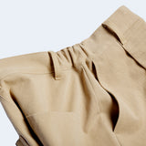 ワイドフィットワンタックパンツ/DAMP WIDE FIT ONE TUCK PANTS_BEIGE