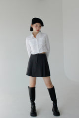 Leta Crop Shirt (2color)