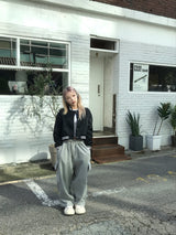 Daily Hip Crop Varsity Jacket