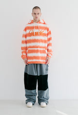 タイダイフーディ / BSR2223FWPO008 BS TIE-DYE HOODIE ORANGE