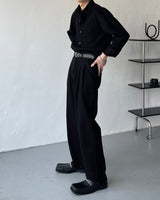 ルブランリネンデニムロングスリーブシャツ / LE BLANC Linen Denim Long-sleeved Shirt