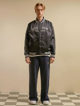 ヴァーシティジャケット/SUPERIOR GLOSSY VASITY JACKET (NAVY)