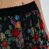 サマーメッシュスウェットスカート / Summer Mesh Sweat Skirt [Black Rose]