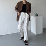 SI リネン半袖ジャケット / SI Linen Short-Sleeved Jacket (2 colors)