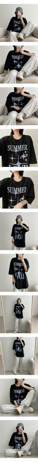 サマーラブショートスリーブTシャツ / Summer Love Short-Sleeved T-Shirt