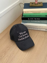 We are Cat Lovers, ウォッシュグレーボールキャップ