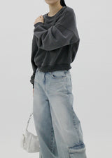 イージーピグメントスウェットシャツ / Easy Pigment Sweatshirt (3color)