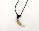 Kayu Vintage Gemstone Leather Necklace