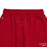 BASIC LOGO RIVET WARM PANTS (RED)