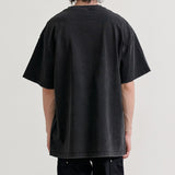 フラワーピグメントTシャツ