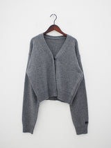 グランドVネックウールカーディガン / Grand V-neck wool cardigan (8color)