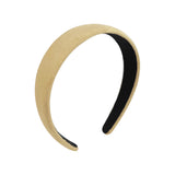 Velboa Volume Hairband _ Yellow Beige