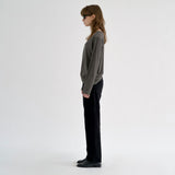 ソフトVTシャツ / SOFT V T-SHIRT, GRAY/ CHARCOAL