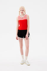 ドゥードゥルチェリードルフィンパンツ / DOODLE CHERRY DOLPHIN PANTS [BLACK]