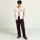サイドメッシュナイロンパンツ / SIDE MESH NYLON PANTS-WINE