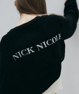 NICOLE ボレロロゴカーディガン