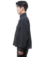 ハイネッククロップシャツ-BLACK （送料込）- WooStore