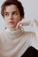 [14K] Essential Pearl Necklace (6mm)