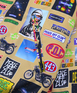 スペースグラフィック_バシティジャケット/ Space_Graphic Varsity Jacket BEIGE (6613187592310)