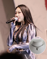 Melbie The Cat Series - Cat face Bold Chain Choker Necklace (Silver ver.) (Rapper Lee Youngji Necklace)