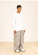 ディビジョンワイドカーゴパンツ/DIVISION WIDE CARGO STRING PANTS