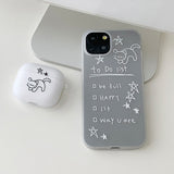 White - To do list Phone Case_matt