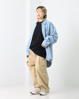 オーバーフィットデニムシャツ / Overfit WP Denim  Shirt_2color