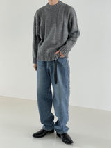 Cube embossed knit 