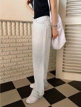 Aiden Cotton100 Denim Wide Pants (2color)
