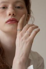 クリスタルサージカルボールリング/Crystal surgical ball ring