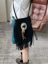 キトンボヘミアンスエードクロスバッグ / Kiteon Bohemian Suade Cross bag