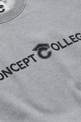 ベーシックラインロゴスウェットシャツ・グレー［ユニセックス］/ Basic Line Logo Unisex Gray Sweat Shirt