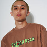 STICKY GHOST LONG SLEEVE T-SHIRT LIGHT BROWN (6612498382966)