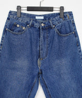 アンバランスラップデニムパンツ / Unbalance Wrap Denim Pants (3color)