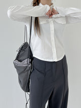 パリカラーTシャツ/Paris collar T-shirt (2color)