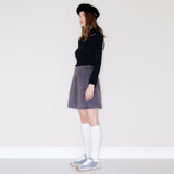 Helia skirt (gray) (6656415629430)