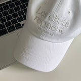 ルシャボールキャップ / LES CHATS BALL CAP OFF WHITE