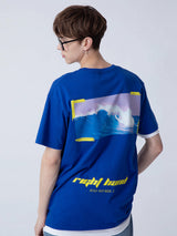 BIG WAVE 1/2 T-SHIRT_BLUE (6581196947574)