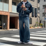 ログブラッシュデニムパンツ