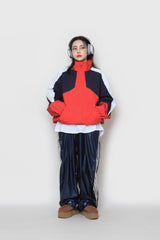 トリプルカラードジップアップ / triple-colored zip-up